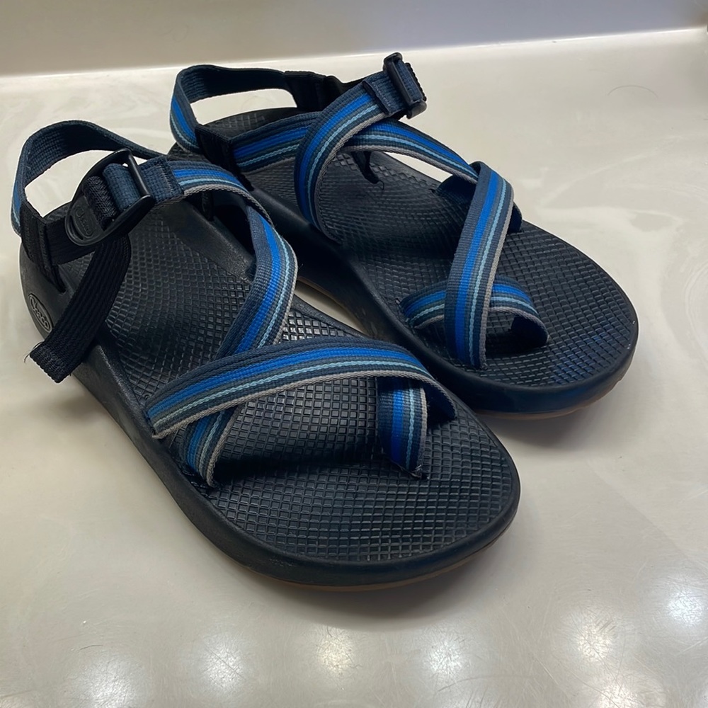 Chaco sandals blue Toe loop